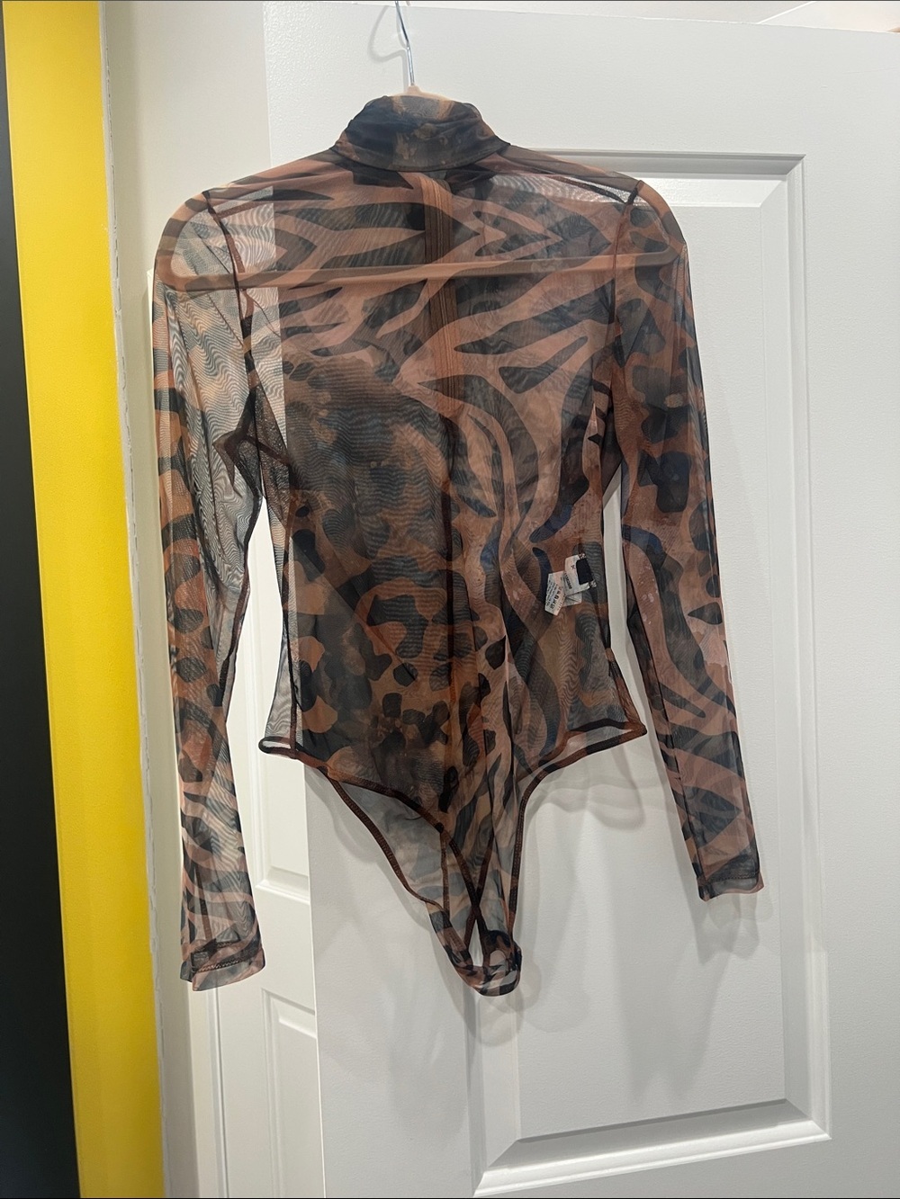 Animal Print black and Brown top and skirt​